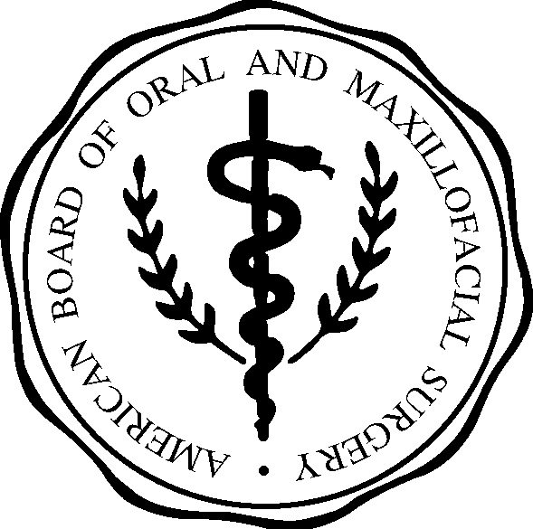 Oral Surgeon Lincoln Nebraska ABOMS Logo